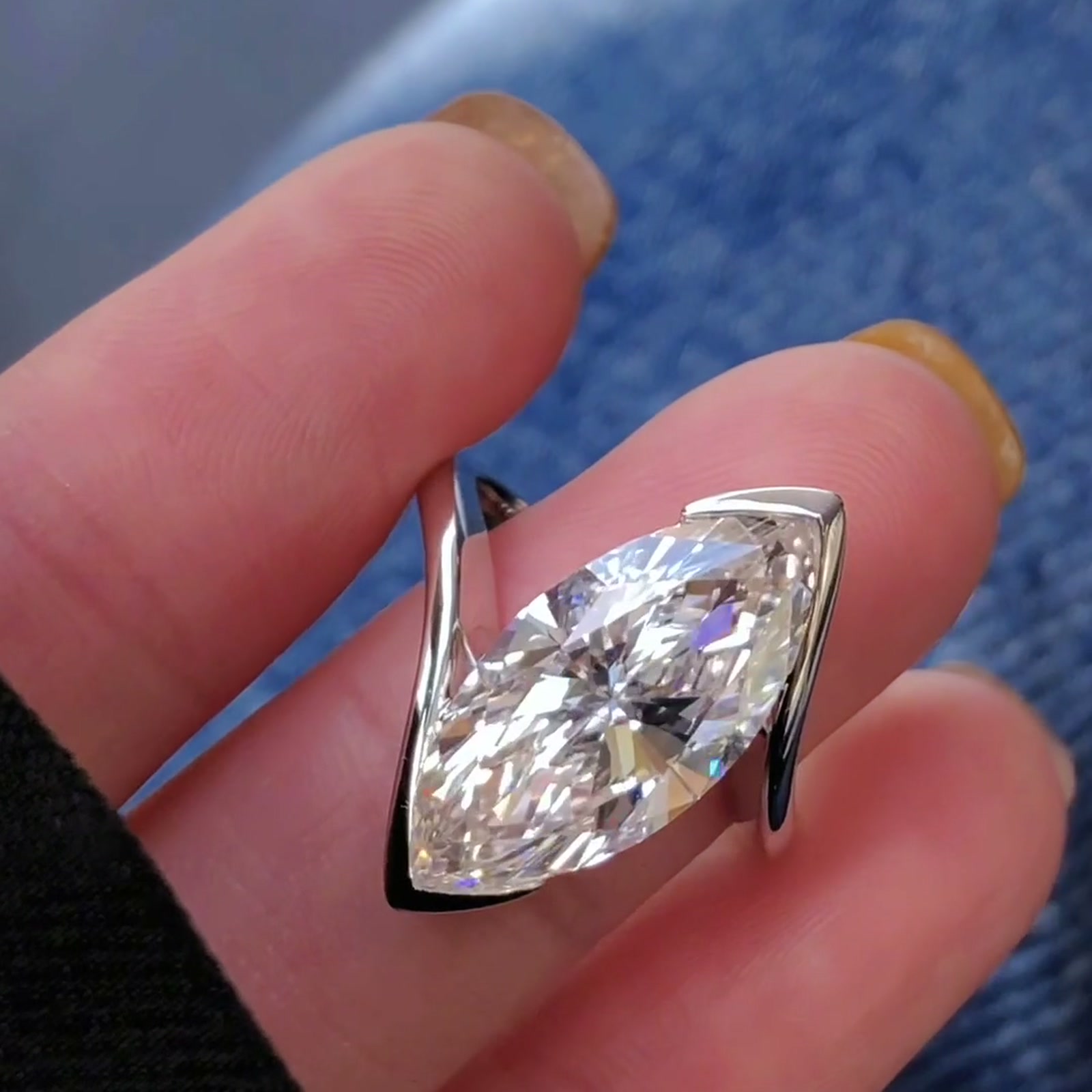 Marquise Lab-Grown Diamond Ring Collection — product photo 2 of 4