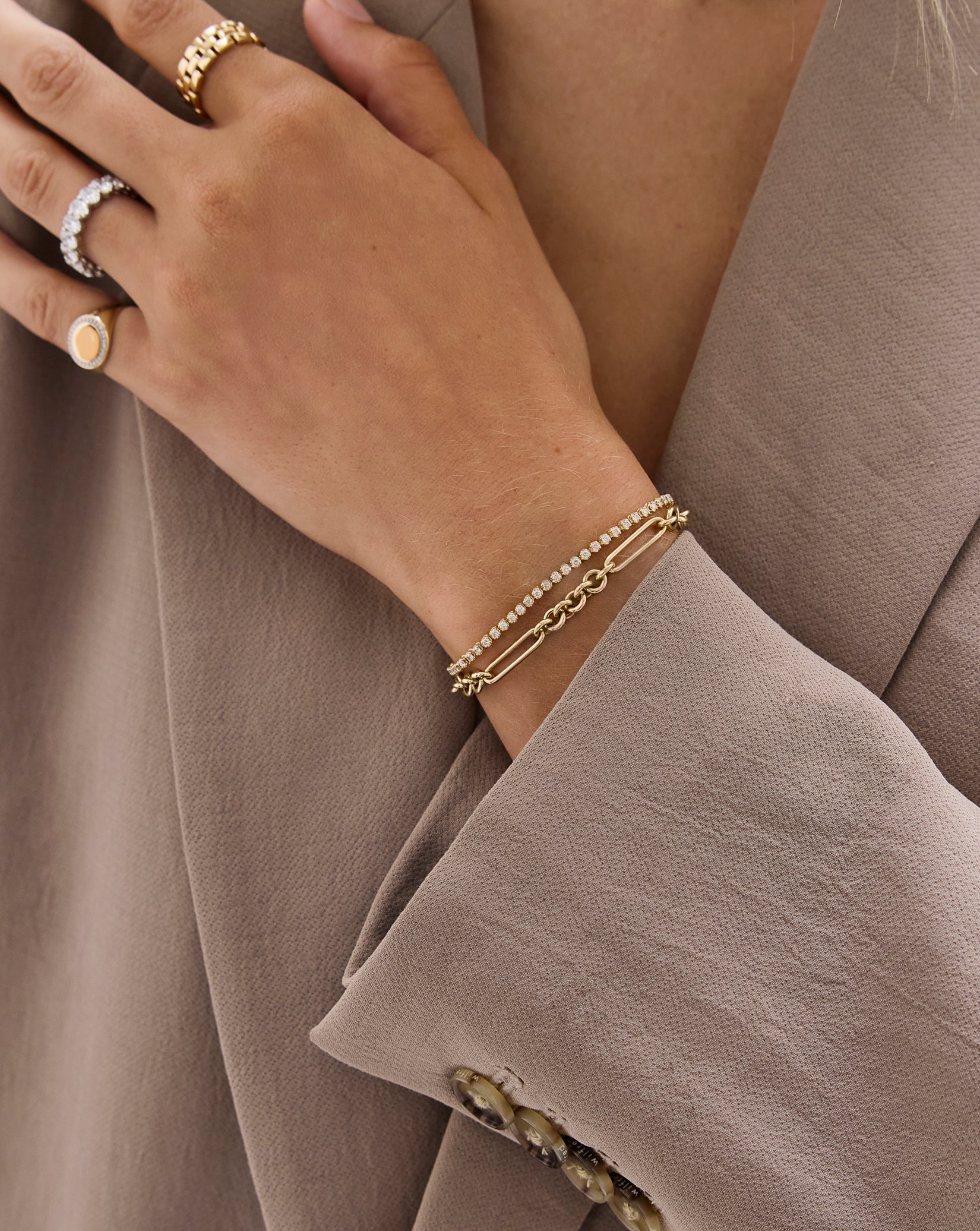 Mini Diamond Eternity Tennis Bracelet | Lab-Grown Diamond — product photo 3 of 6