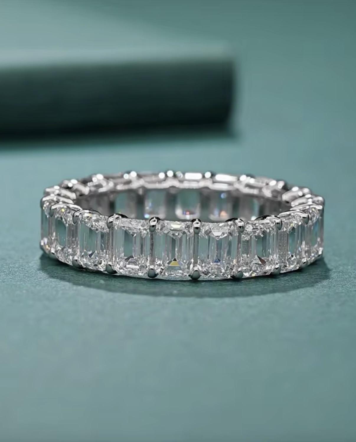 Emerald-Cut Diamond Eternity Band