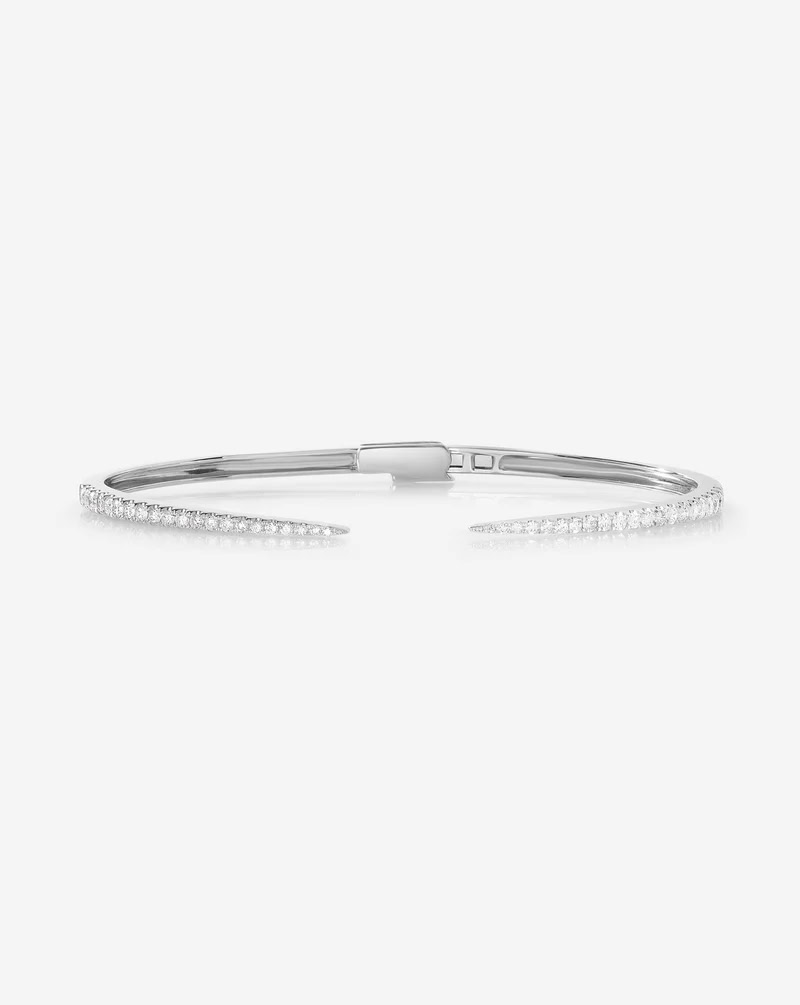 Lab-Grown Diamond Claw Cuff Bangle — product photo 5 of 6