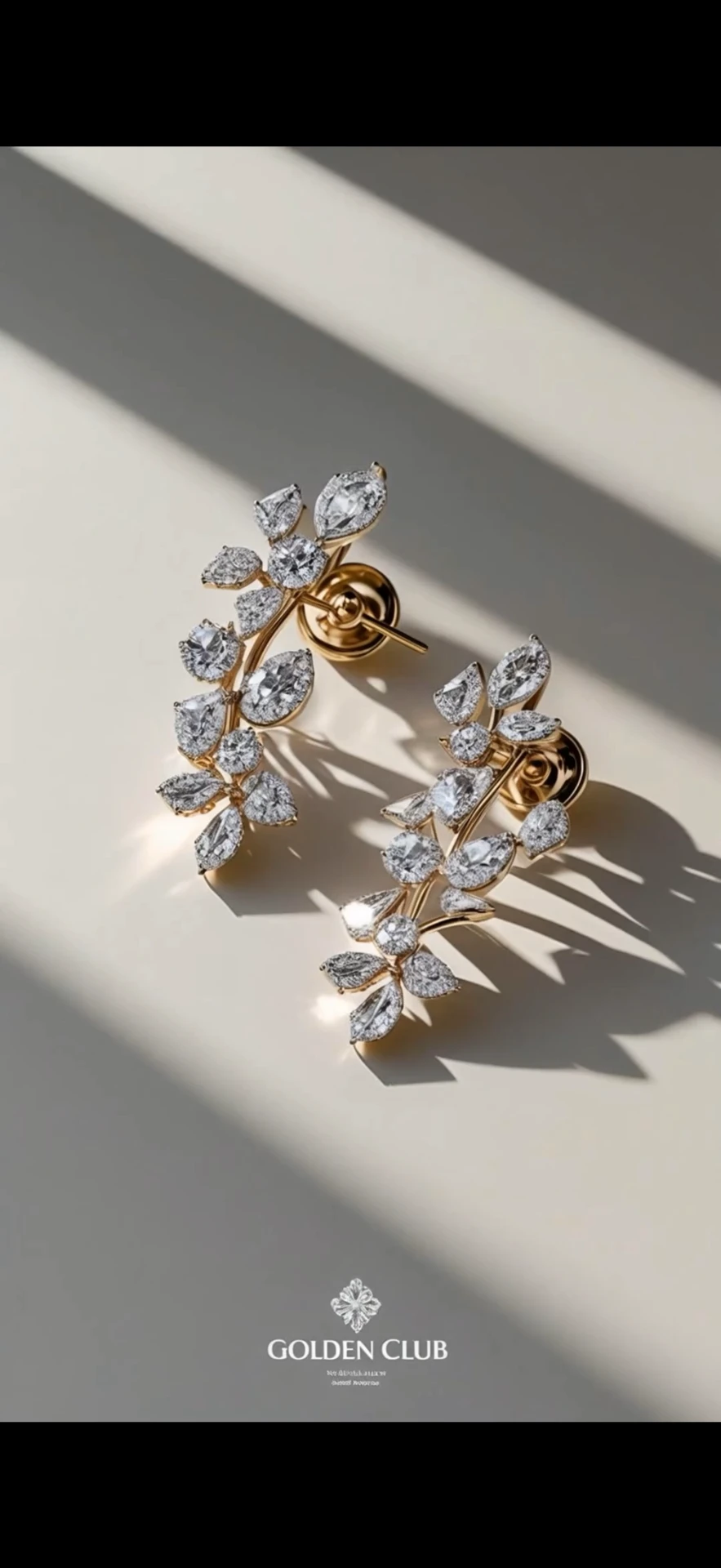 Marquise Leaf Diamond Climbers