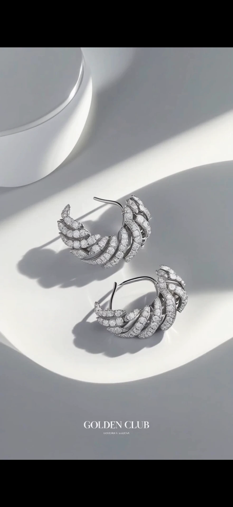 Diamond Wing Ear Climbers
