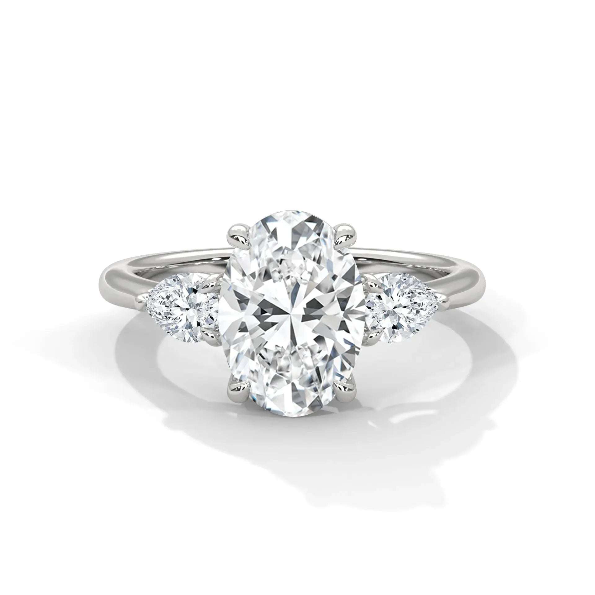Three Stone Nova Lab-Grown Diamond Ring — product photo 1 of 6