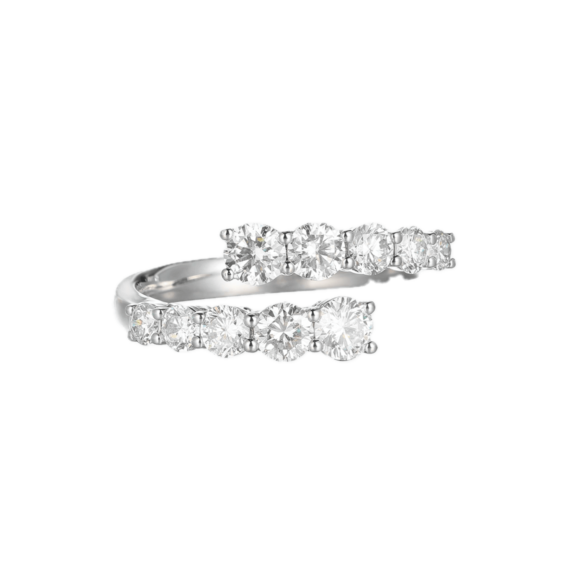 Star Orbit Lab-Grown Diamond Open Eternity Band — product photo 3 of 5