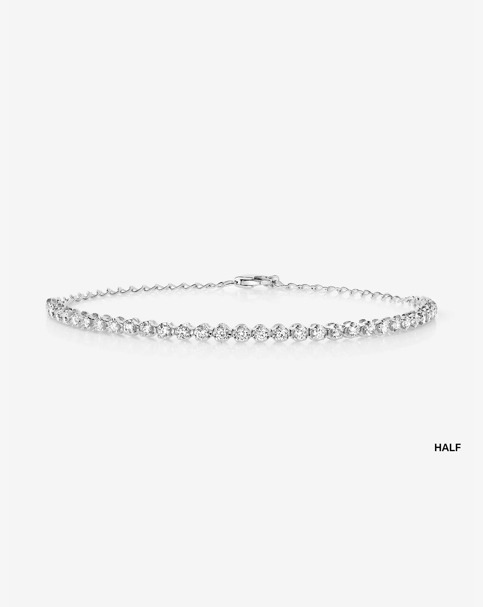 Mini Diamond Half Tennis Bracelet — product photo 1 of 6
