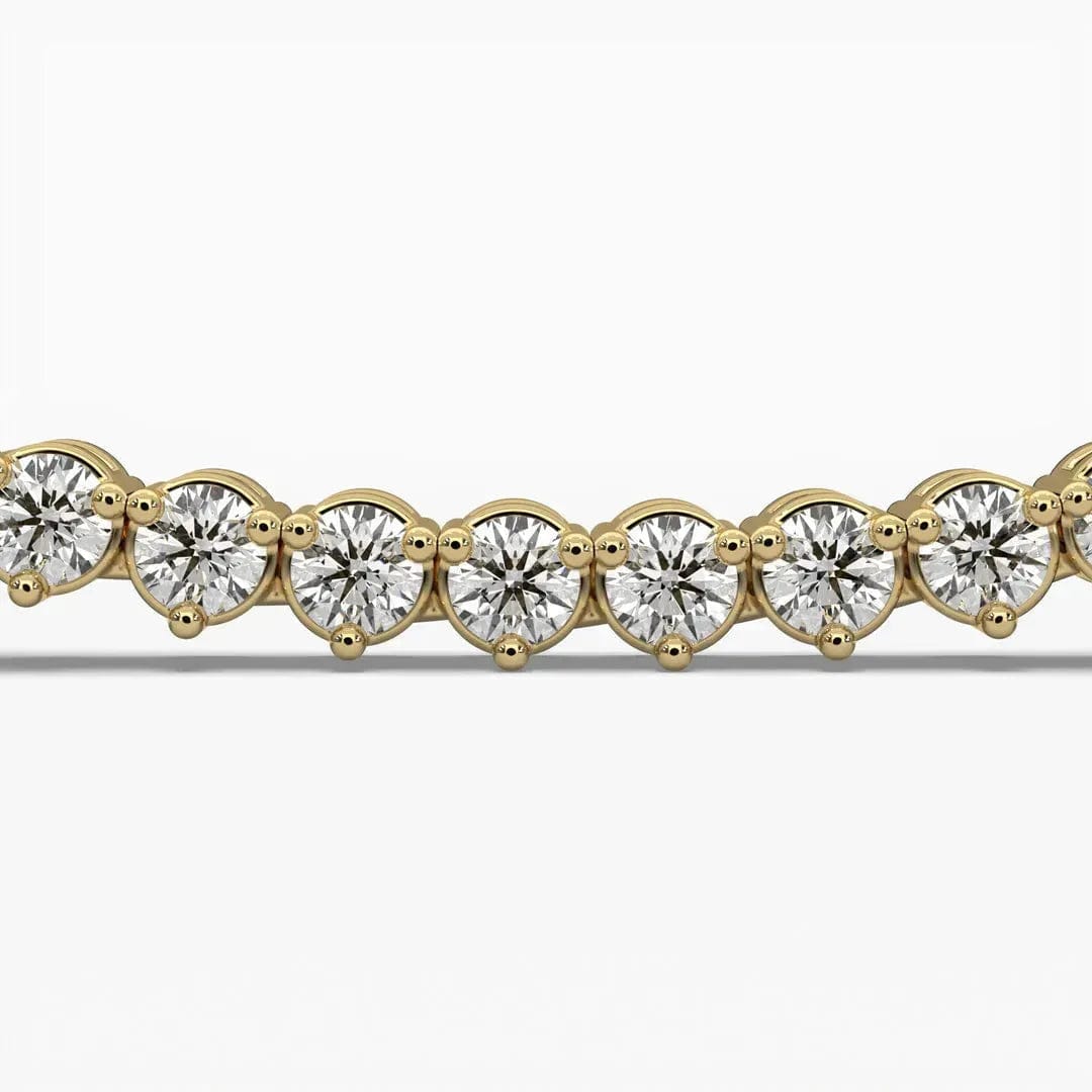 5ct Round Lab-Grown Diamond Tennis Necklace — product photo 2 of 4
