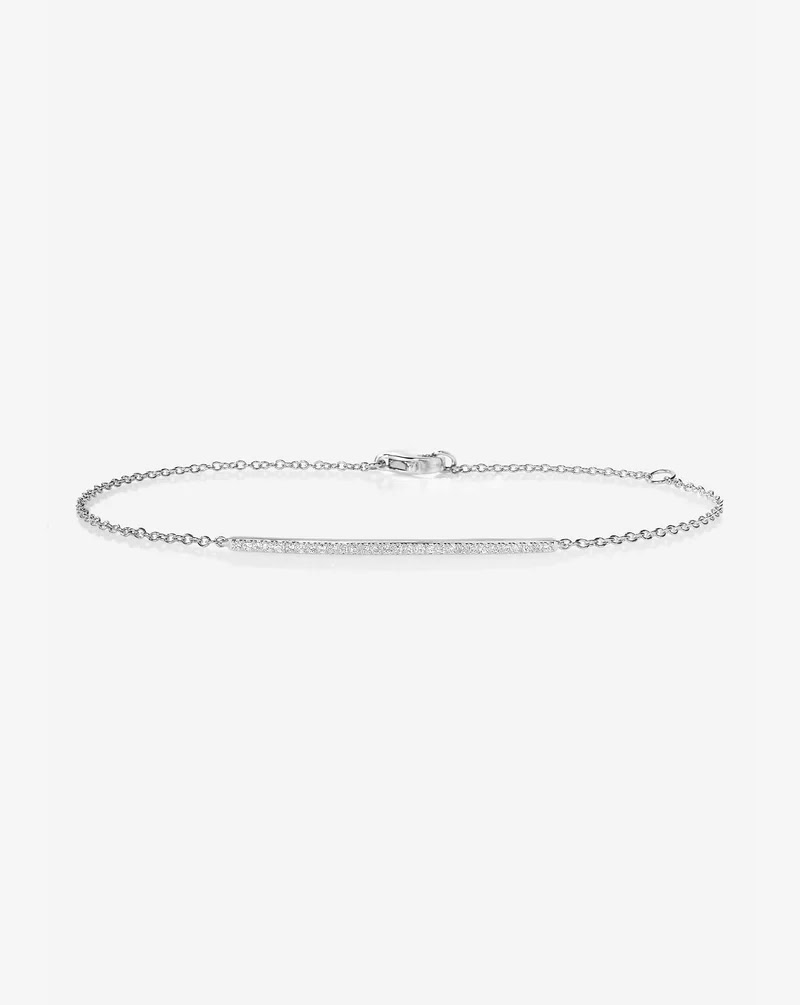 Lab-Grown Diamond Bar Bracelet — product photo 4 of 4